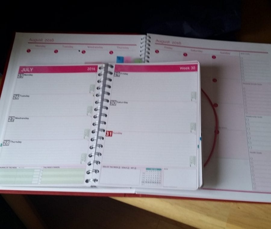 Size of Agendio Planner