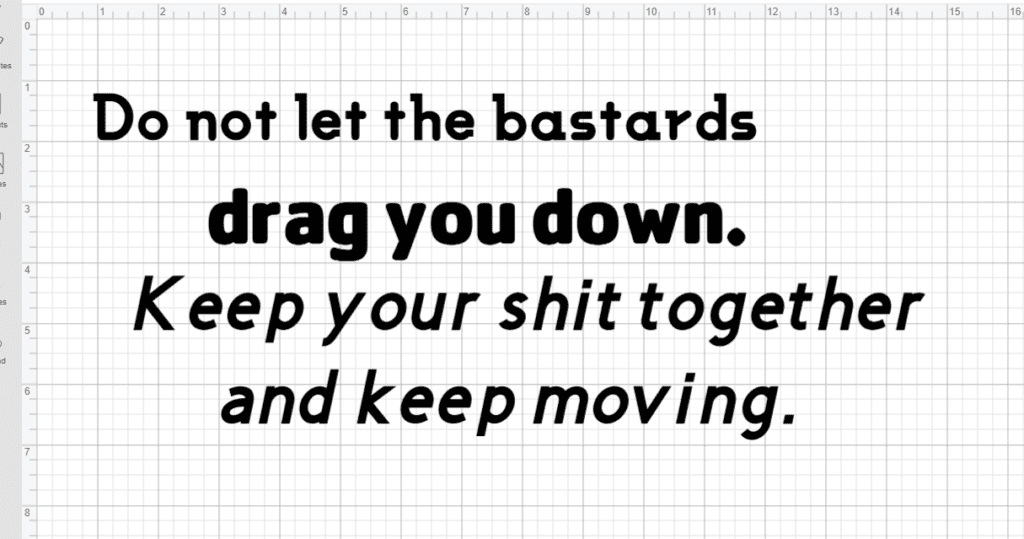 Do not let the bastards drag you down. Keep your shit together and keep moving.