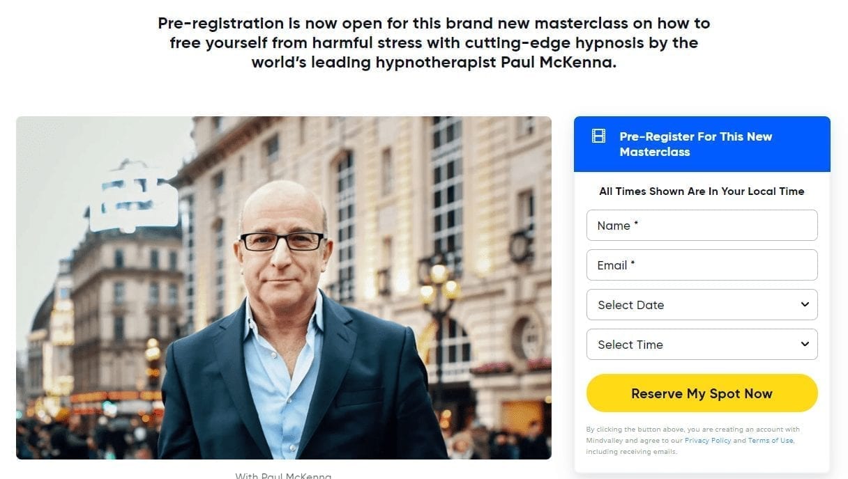 Paul Mckenna Free Masterclass