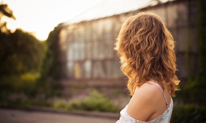 girl reflecting