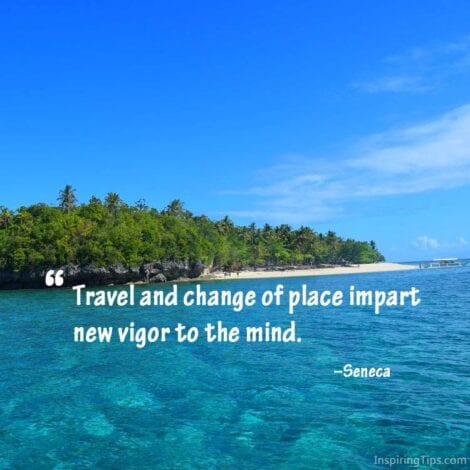 Travel Quotes: 18. "Travel and change of place impart new vigor to the mind." - Seneca