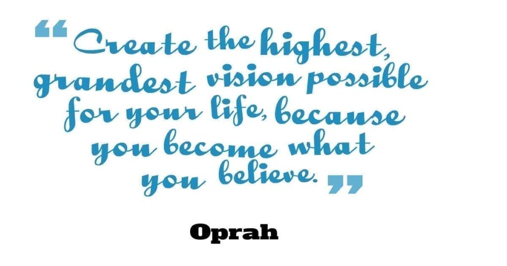 you become what you believe oprah