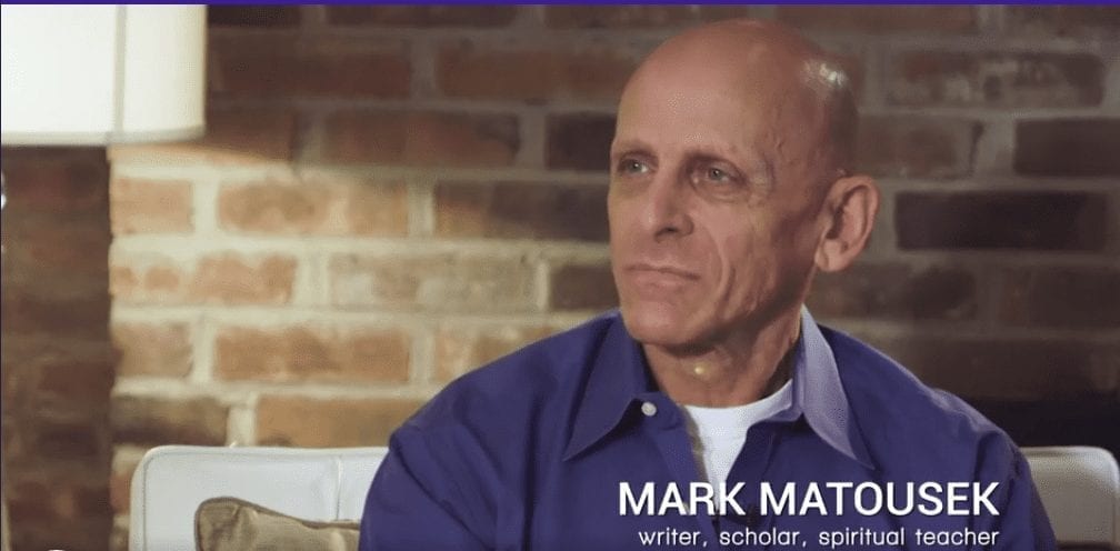 Screenshot of Mark Matousek
