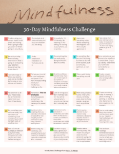 Take This 30-Day Mindfulness Challenge And Become More Mindful