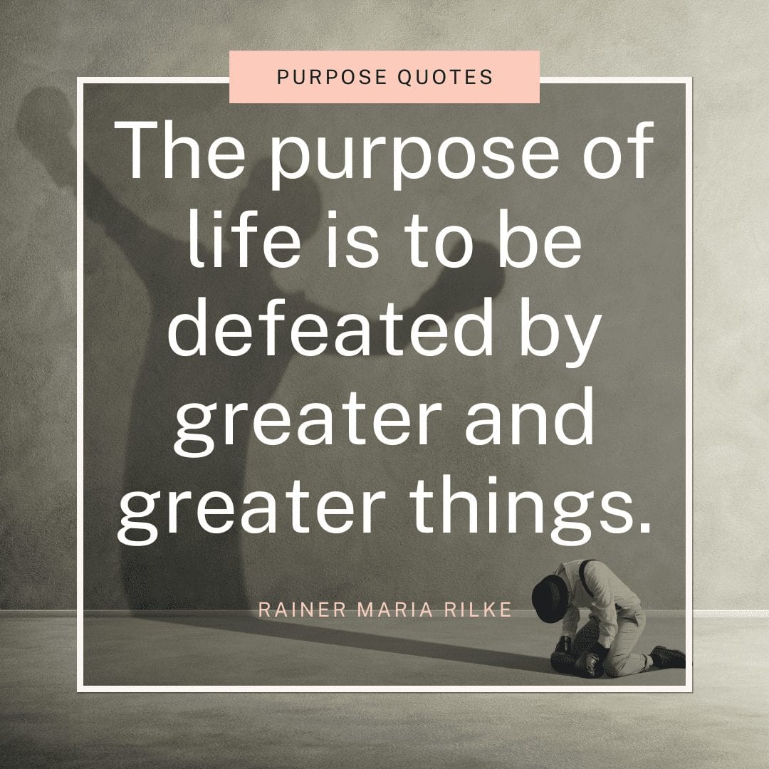 Purpose of life quote