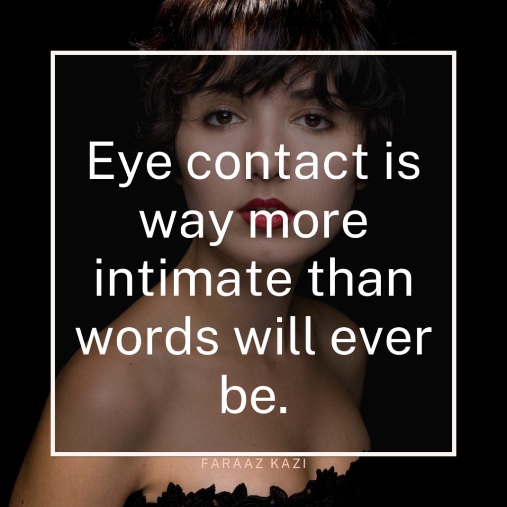 eye contact