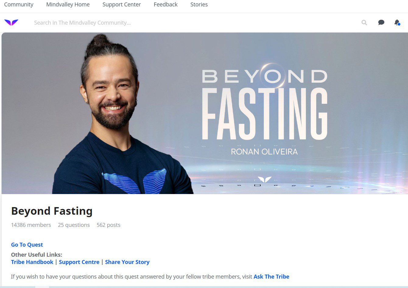 Beyond fasting Community