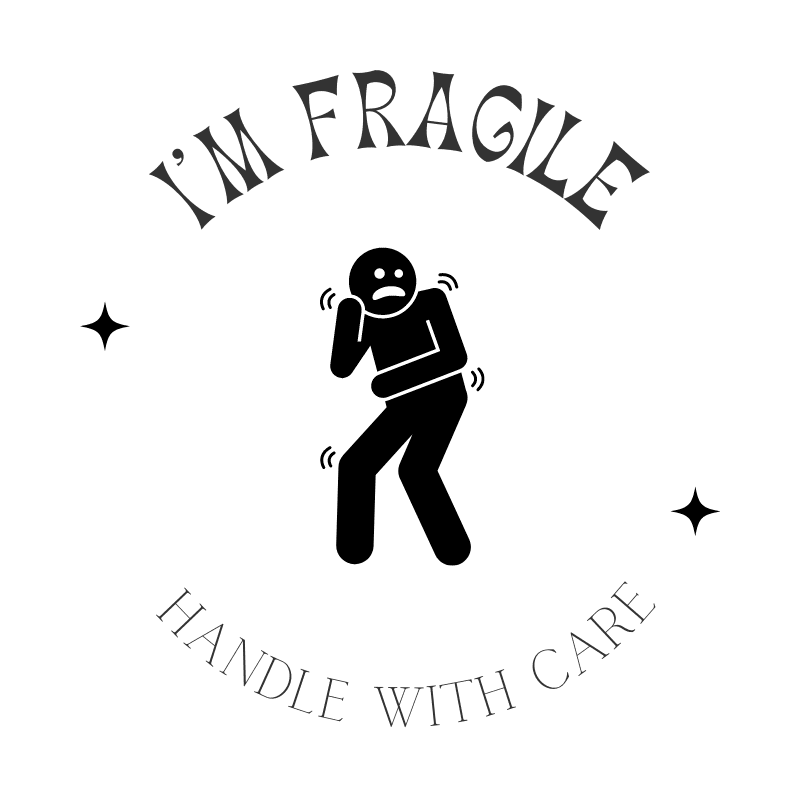 fragile weak person