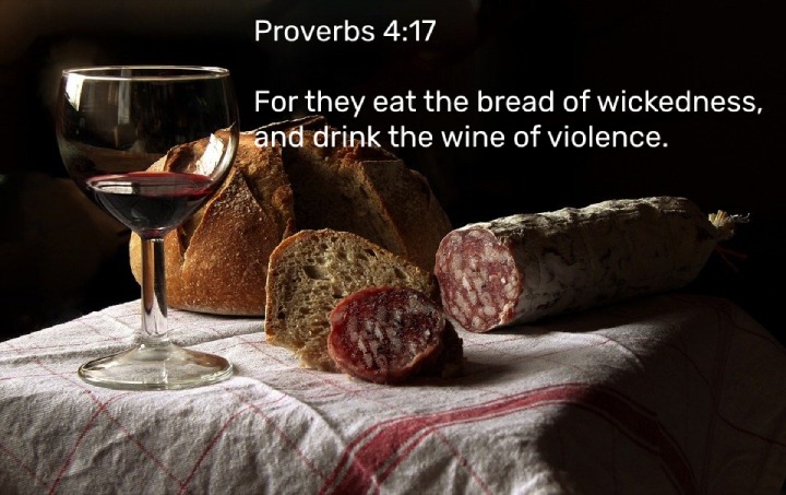 Proverbs 4:17