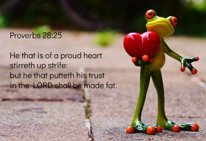 Proverbs 28:25