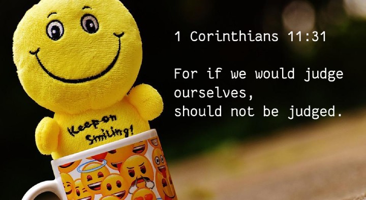 1 Corinthians 11:31