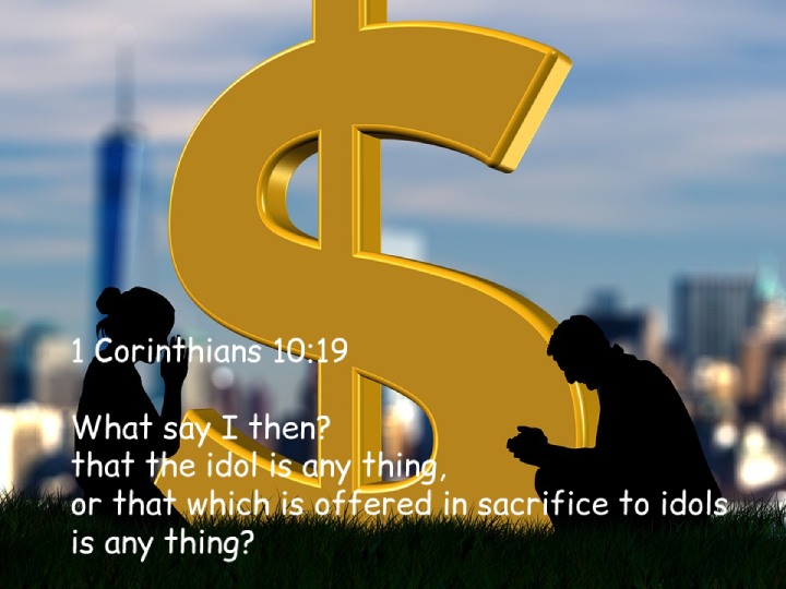 1 Corinthians 10:19