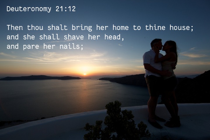 Deuteronomy 21:12