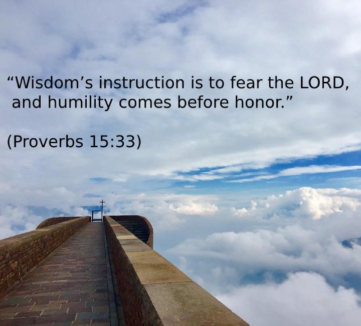 Proverbs 15:33